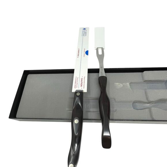 Cutco #1834CD Premium Carving Set Open Gift Box 9” Carver Knife & Fork USA - Picture 3 of 13